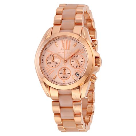 michael kors bradshaw mini rose gold|Michael Kors mini bradshaw bracelet.